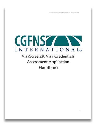 CGFNS VisaScreen handbook